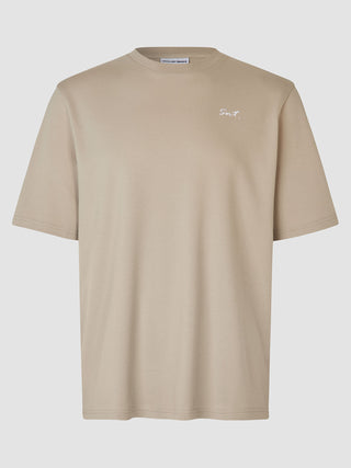 Heavy Box Fit T-shirt Legacy Stone Beige