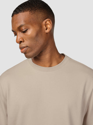 Heavy Box Fit T-shirt Stone Beige