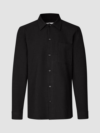 Heavy Edition Transitional Overshirt Black Melange