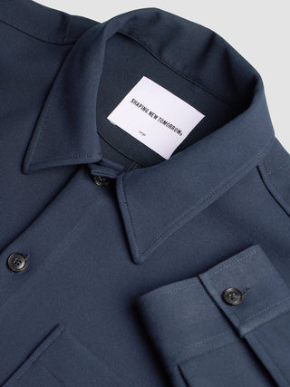 Heavy Edition Transitional Overshirt Dark Navy