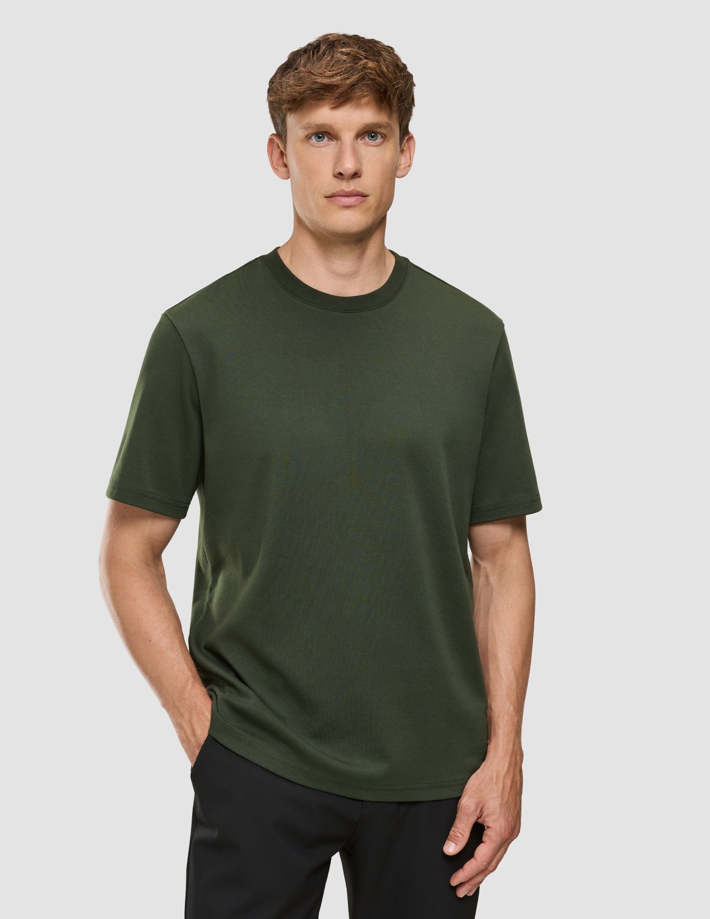 Heavy Box Fit T-shirt Green Night