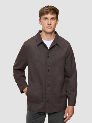 Heritage Overshirt Ash Brown