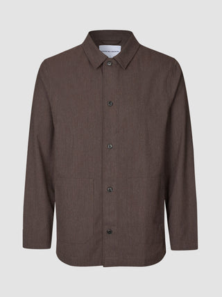 Heritage Overshirt Ash Brown
