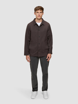 Heritage Overshirt Ash Brown