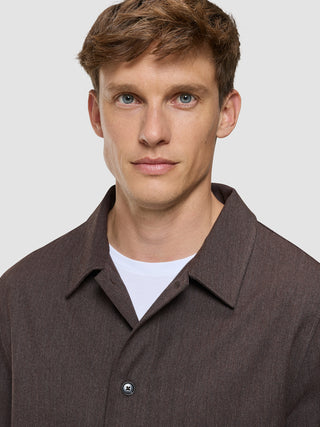 Heritage Overshirt Ash Brown