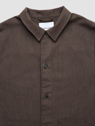 Heritage Overshirt Ash Brown