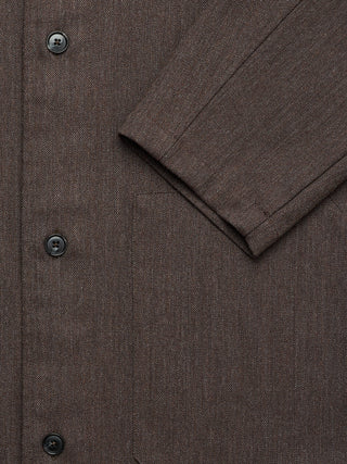 Heritage Overshirt Ash Brown