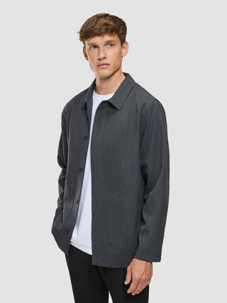 Heritage Overshirt Stone Grey
