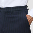 Heritage Pants Relaxed Fit Dark Navy Pinstripe