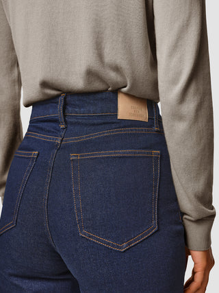 Jeans Straight Fit Dark Blue