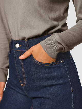 Jeans Straight Fit Dark Blue