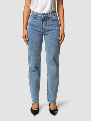 Jeans Straight Snow Blue Wash