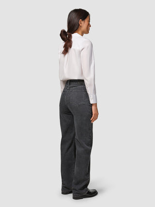 Jeans Straight Washed Black