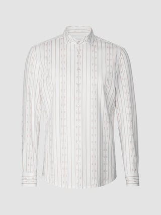 Lightweight Classic Shirt Earth Stripe Regular