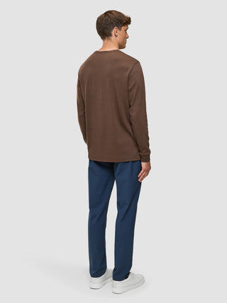 Lightweight Crewneck Saddle Brown