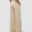 Linen Set Sandy Beige Short Sleeved Shirt & Relaxed Pants