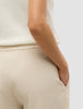 Women's Linen Pants Relaxed Sandy Beige