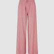 Linen Set Dusty Cerise Long Sleeved Shirt & Relaxed Pants