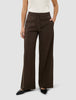 Women's Linen Pants Relaxed Espresso