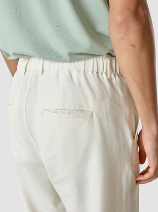 Linen Pants Relaxed Fit Off White