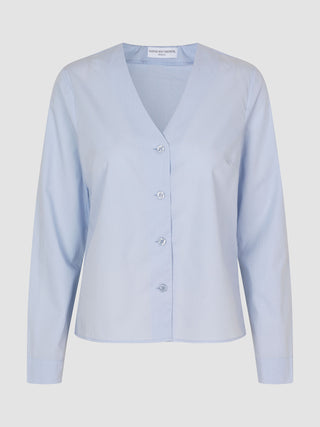Madison Blouse Powder Blue