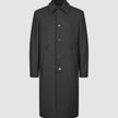 Maxi Wool Coat Dark Grey