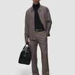 Siena Pants Relaxed Fit Dark Chestnut Melange