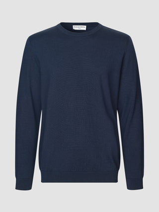 Premium Merino Crewneck Navy