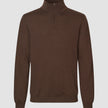 Premium Merino Half Zip Espresso