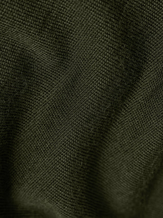 Premium Merino Turtleneck Nightfall Green