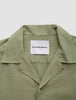 Refined Linen Bowling Short Sleeve Shirt Tea