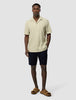 Refined Linen Bowling Short Sleeve Shirt Soft Sand