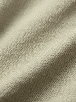 Refined Linen Bowling Short Sleeve Shirt Soft Sand