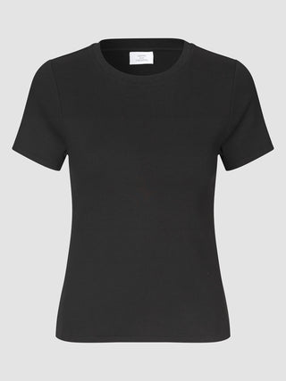 Rib T-Shirt Black