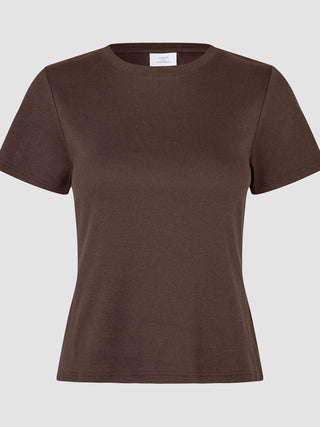 Women's Rib T-Shirt Espresso