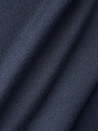 Seamless Premium Merino Knit Crewneck Dark Navy