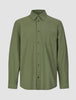 Seersucker Casual Shirt Clover Green