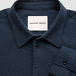 Seersucker Casual Shirt Dark Navy