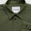 Seersucker Casual Shirt Clover Green