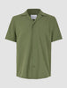 Seersucker Short Sleeve Shirt Clover Green