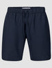 Seersucker Shorts Dark Navy