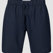 Seersucker Shorts Dark Navy