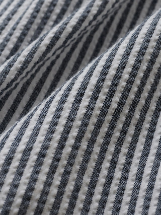 Seersucker Shorts Navy Stripes