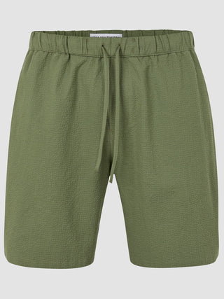 Seersucker Shorts Clover Green