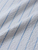 Seersucker Short Sleeve Shirt Blue Stripes