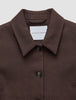 Women's Serene Short Jacket Chocolate Herringbone