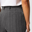 Serene Pants Wide Grey Herringbone
