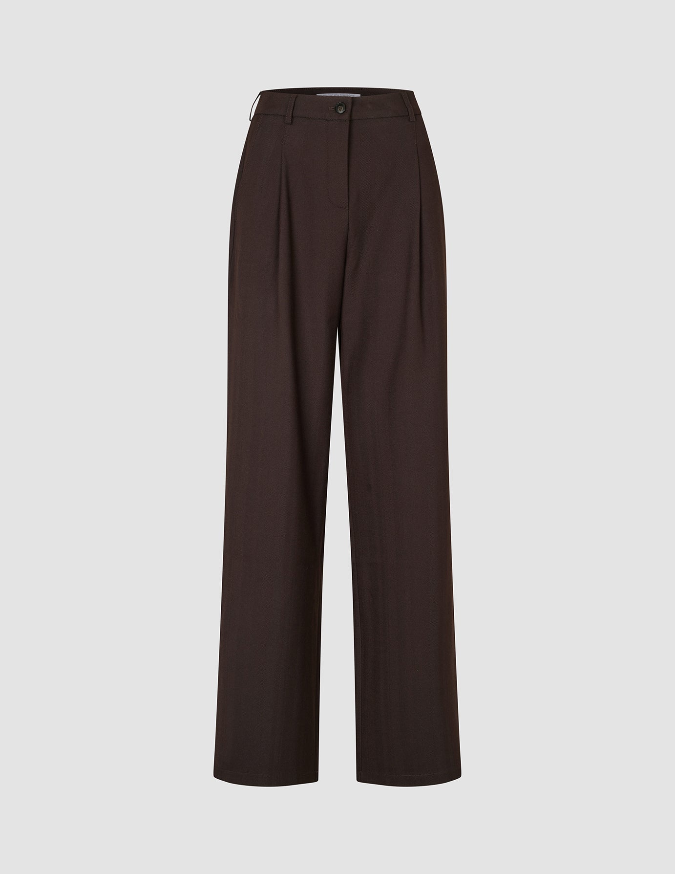 Serene Set Chocolate Herringbone Short Jacket Pants