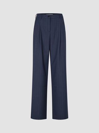 Serene Set Marine Pinstripe Short Jacket Pants