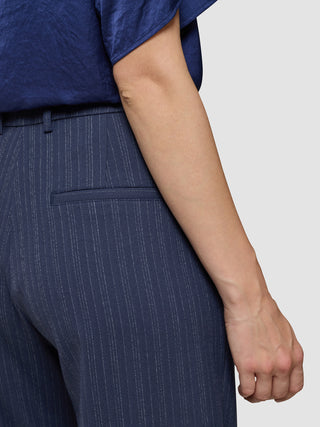 Women's Serene Pants Wide Marine Pinstripe